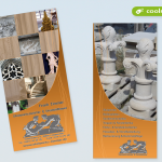 Gestaltung & Druck - Flyer, als Briefeinleger für einen Steinmetzbetrieb