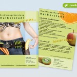 Flyer Gestaltung & Druck - für eine Ernährungsberatung