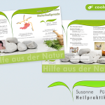 Gestaltung & Druck - Faltblatt und Logoentwicklung für eine Heilpraktikerin