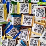 Kleine Schokoladentafeln mit Banderole als nettes GiveAway für meine Kunden. Die Geschenke sind mit einer kleinen Werbe-, Rabattaktion gekoppelt.