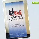 Gestaltung eines Roll-Up Banners als Aufsteller für Messen o.ä.