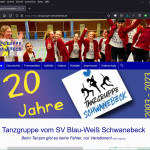 <a href='https://www.tanzgruppe-schwanebeck.de' class='miniGalLink' target='_blank'>www.tanzgruppe-schwanebeck.de/</a> Konzept, Webdesign, CMS, SEO-Optimierung